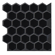 1.2 mm Glue Peel and Stick Black Vinyl Wall Tile Home Decor Bathroom Living Room TSQS70 by Vivid Tiles | Souqify