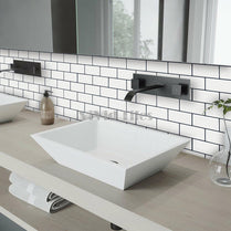 12.6*10.6 Inch White Color Brick PET Tile VP200 by Vivid Tiles | Souqify