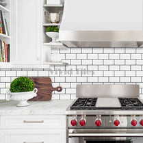 12.6*10.6 Inch White Color Brick PET Tile VP200 by Vivid Tiles | Souqify
