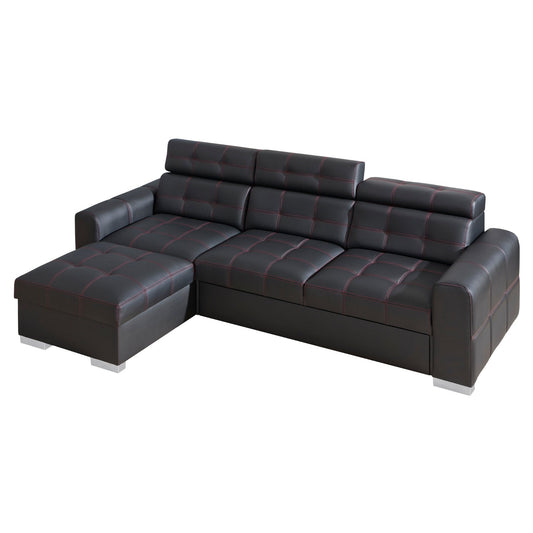 IZZY Medium Modern Corner Sofa Bed | 2700mm X 1670mm | Many upholstery materials |