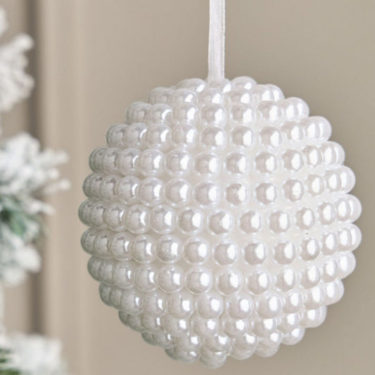 Beaded Decorative Bauble - 9 cm