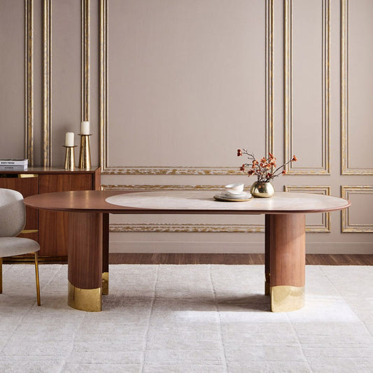 Solena 8-Seater Ceramic Top Dining Table
