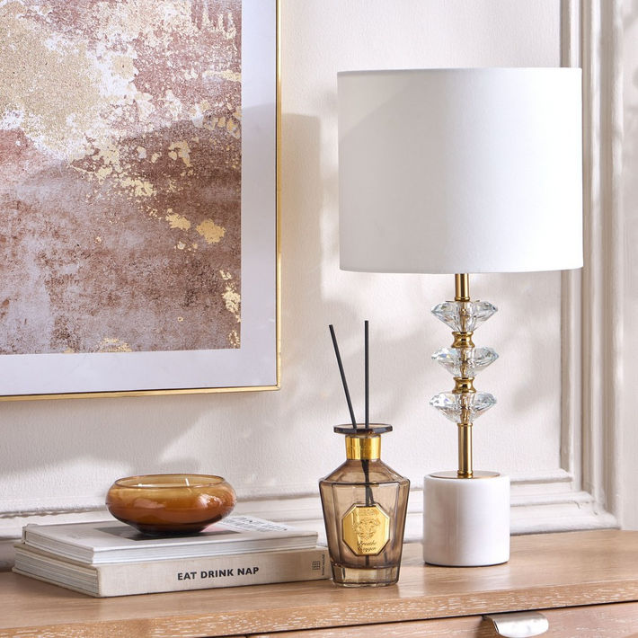 Zephyr Crystal Table Lamp - 57 cm