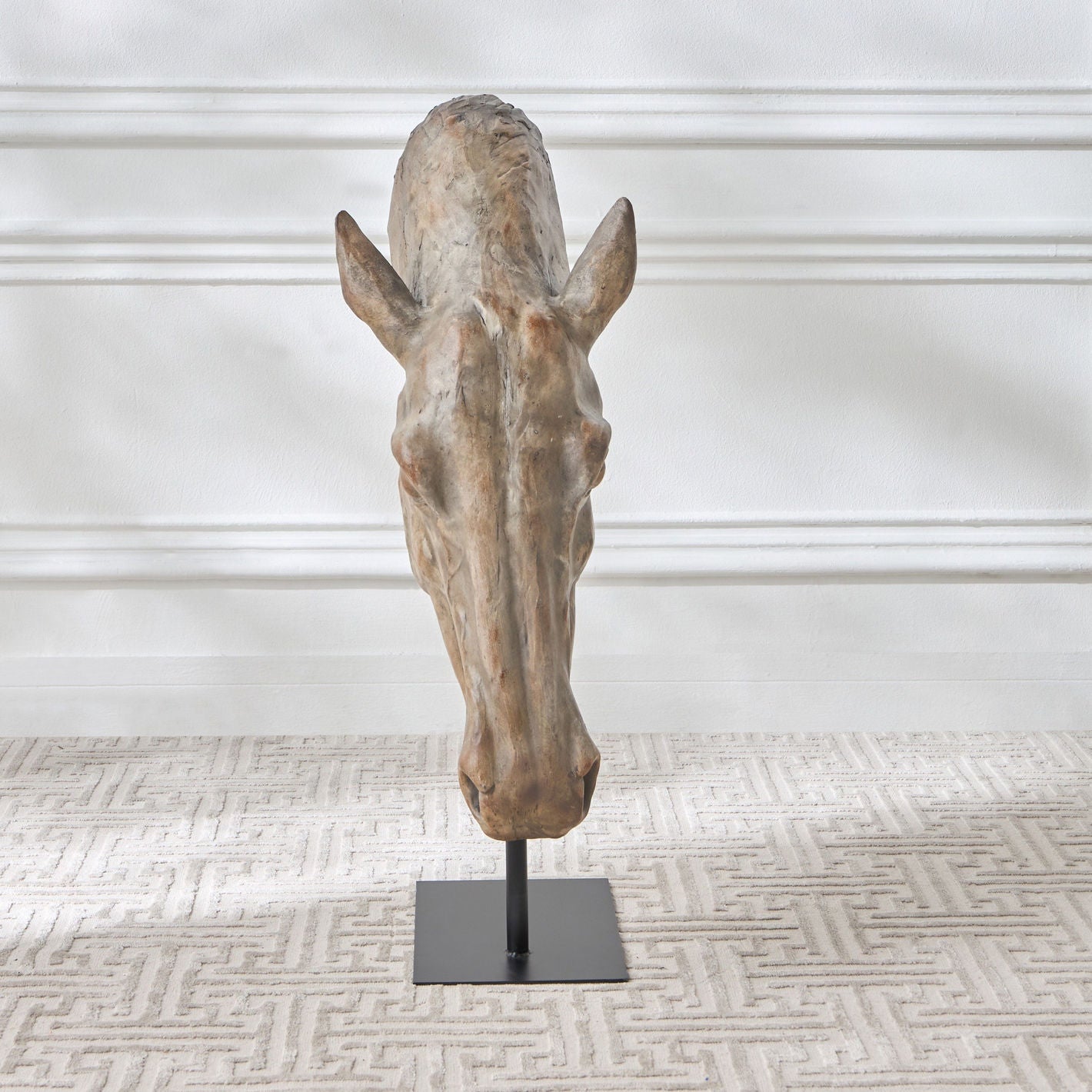 Kezi Strength Decorative Horse Head Sculpture