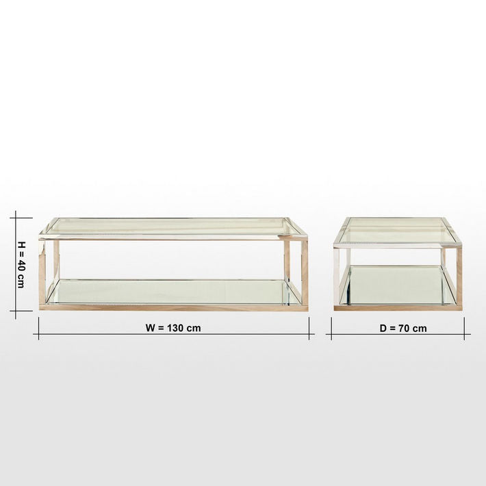 Atrisa Glass Top Coffee Table