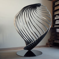 Spiral Elegance Sculptural Accent