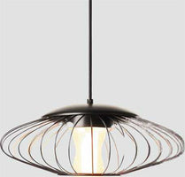 Luminous Halo Stainless Steel Ceiling Lamp