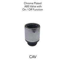 CAV - Chrome Plated ABS Valve with On / Off Function
