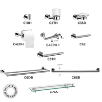 Coloseo Series 7pcs Set - Bathroom Accessories