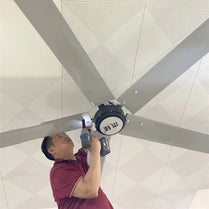Mpfans Brand New Indoor Swimming Pool Commercial Ceiling Fans 10Ft Hvls Fan
