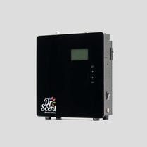 Black electronic device with Dr Scent logo on a gray background