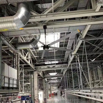 MPFANS Factory private label High Quality PMSM 24ft (7.3m) extra large ceiling fan factory fan global industrial fan