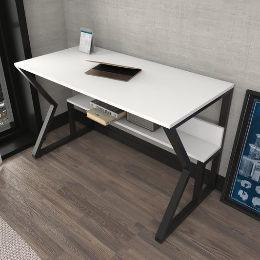 Wake Computer Desk Black White