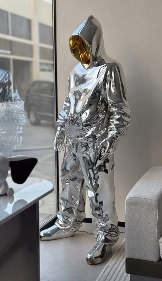 Shiny man figurine