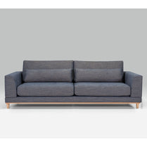 AMBRA 3 SEATER MAX SOFA | MANY TYPES OF LEATHER AND FABRICS