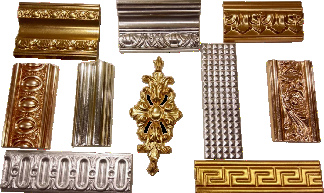 Assorted Decorative Wall Trim and Molding Collection by MANSIO | Souqify