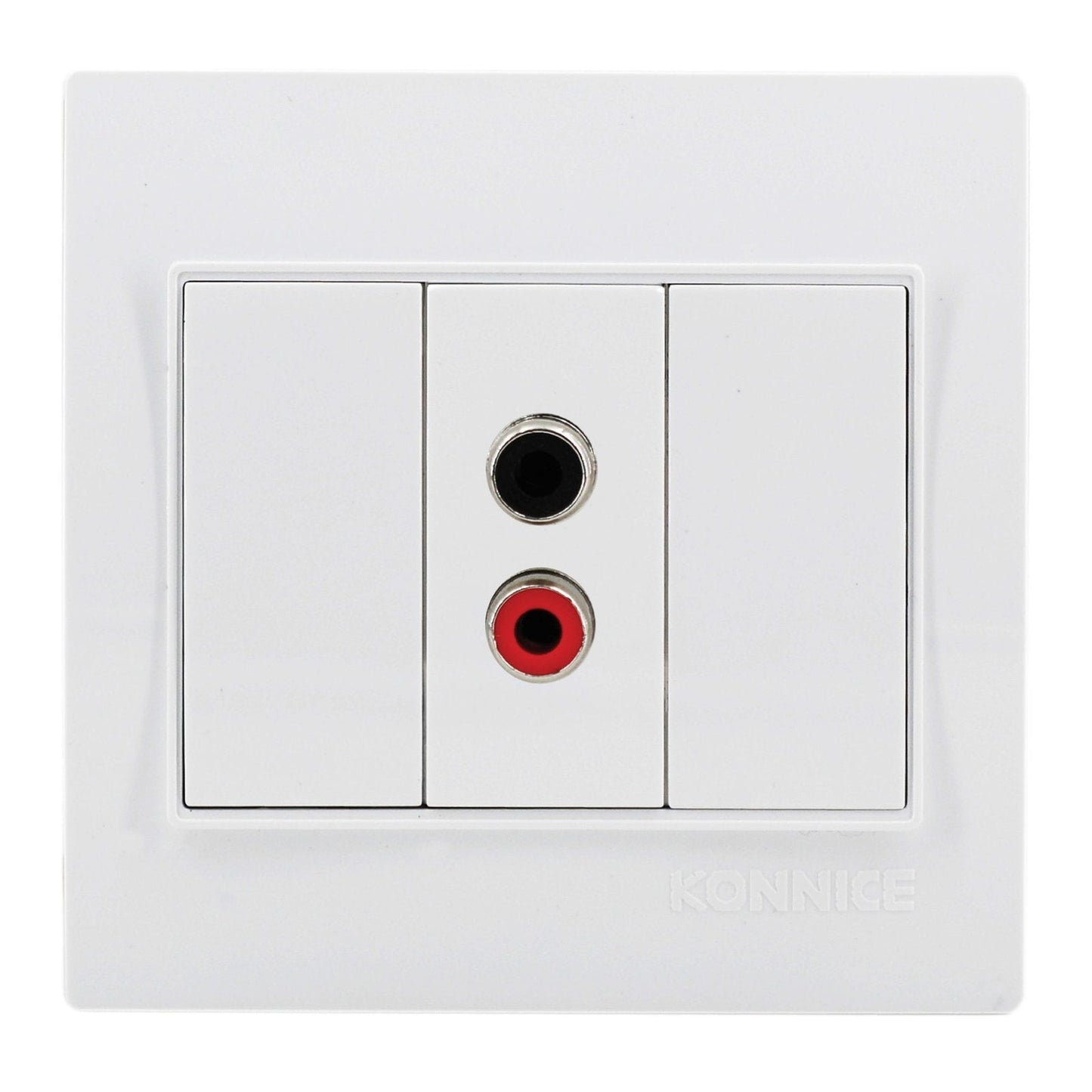 Audio and Video Electric Socket by Konnice | Souqify