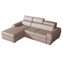 VENTURO Modern Corner Sofa Bed | 2510mm X 1670mm | Variety of leathers & fabrics to choose