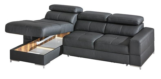 BELGRAD Modern Corner Sofa Bed | 3020mm X 1840mm | Plenty leathers & fabrics to choose! by EWOODS | Souqify