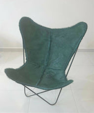 Butterfly chair in Dyed Emerald Home Interior Decor by Dinkids Furniture Trading L.L.C. | Souqify