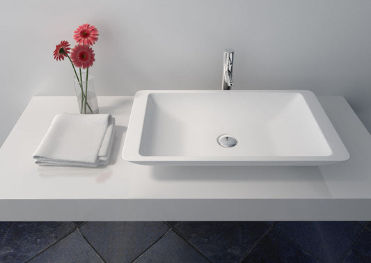 Cast Stone Solid Surface Bathroom Countertop Sink JZ9002 by Jingzun | Souqify