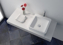 Cast Stone Solid Surface Bathroom Countertop Sink JZ9011 by Jingzun | Souqify