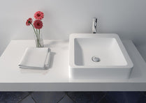 Cast Stone Solid Surface Bathroom Countertop Sink JZ9011 by Jingzun | Souqify