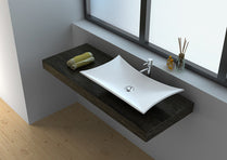 Cast Stone Solid Surface Vessel Countertop Sink JZ9017 by Jingzun | Souqify