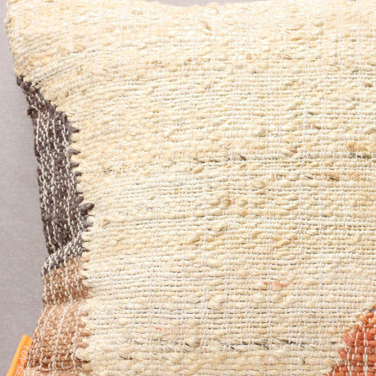 Colorblock Abstract Jute Cushion Covers, 40 x 40 cm by Luv Saffron | Souqify