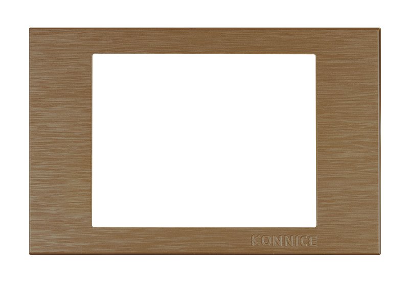 Dark Cinnamon Frame Liner Electric Wall Cover by Konnice | Souqify