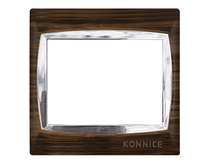 Dark Woody Formica Electric Wall Cover by Konnice | Souqify