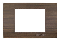Dark Woody Formica Electric Wall Cover by Konnice | Souqify