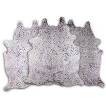 DEKOLAND - Rainbow/Colorful Metallic on White Cowhide Home Interior Decor by Dinkids Furniture Trading L.L.C. | Souqify