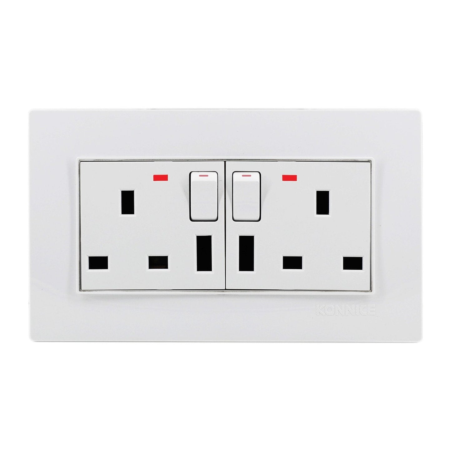 Double Electric Socket with USB by Konnice | Souqify