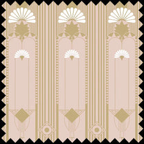 Fabric The Delano (Golden Rose) by Vladila | Souqify