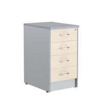 FOUR DRAWER PEDESTAL, MADE IN E1 LAMINATE CHIPBOARD by Treejar | Souqify