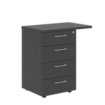 FOUR DRAWER PEDESTAL, MADE IN E1 LAMINATE CHIPBOARD by Treejar | Souqify