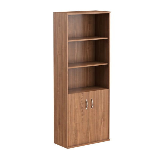 FULL HEIGHT CABINET, MADE IN E1 LAMINATE CHIPBOARD, WITH WOODEN SWING DOORS AND OPEN SHELVES by Treejar | Souqify