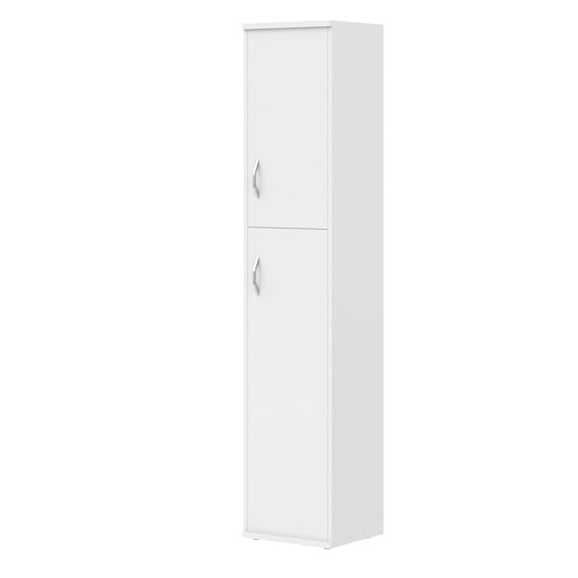 FULL HEIGHT CABINET, MADE IN E1 LAMINATE CHIPBOARD, WITH WOODEN SWING DOORS by Treejar | Souqify