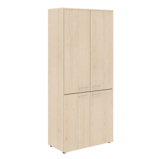 FULL HEIGHT CABINET, MADE IN E1 LAMINATE CHIPBOARD, WITH WOODEN SWING DOORS by Treejar | Souqify