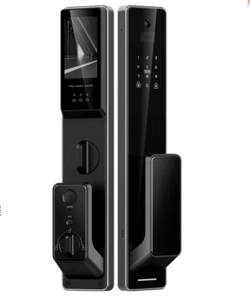 G26 Fully automatic 4-inch active intercom peephole fingerprint smart door lock by Ji Ling | Souqify