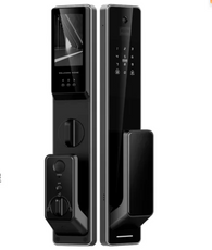 G26 Fully automatic 4-inch active intercom peephole fingerprint smart door lock by Ji Ling | Souqify