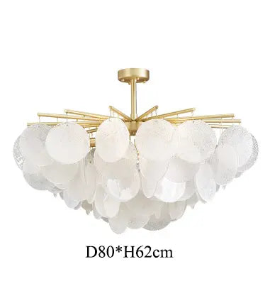 Glass Pendant Match LED Chandelier For Living Room Dining Bedroom Luxury Metal Indoor Decorations Lighting fixtures by Zhongsan | Souqify