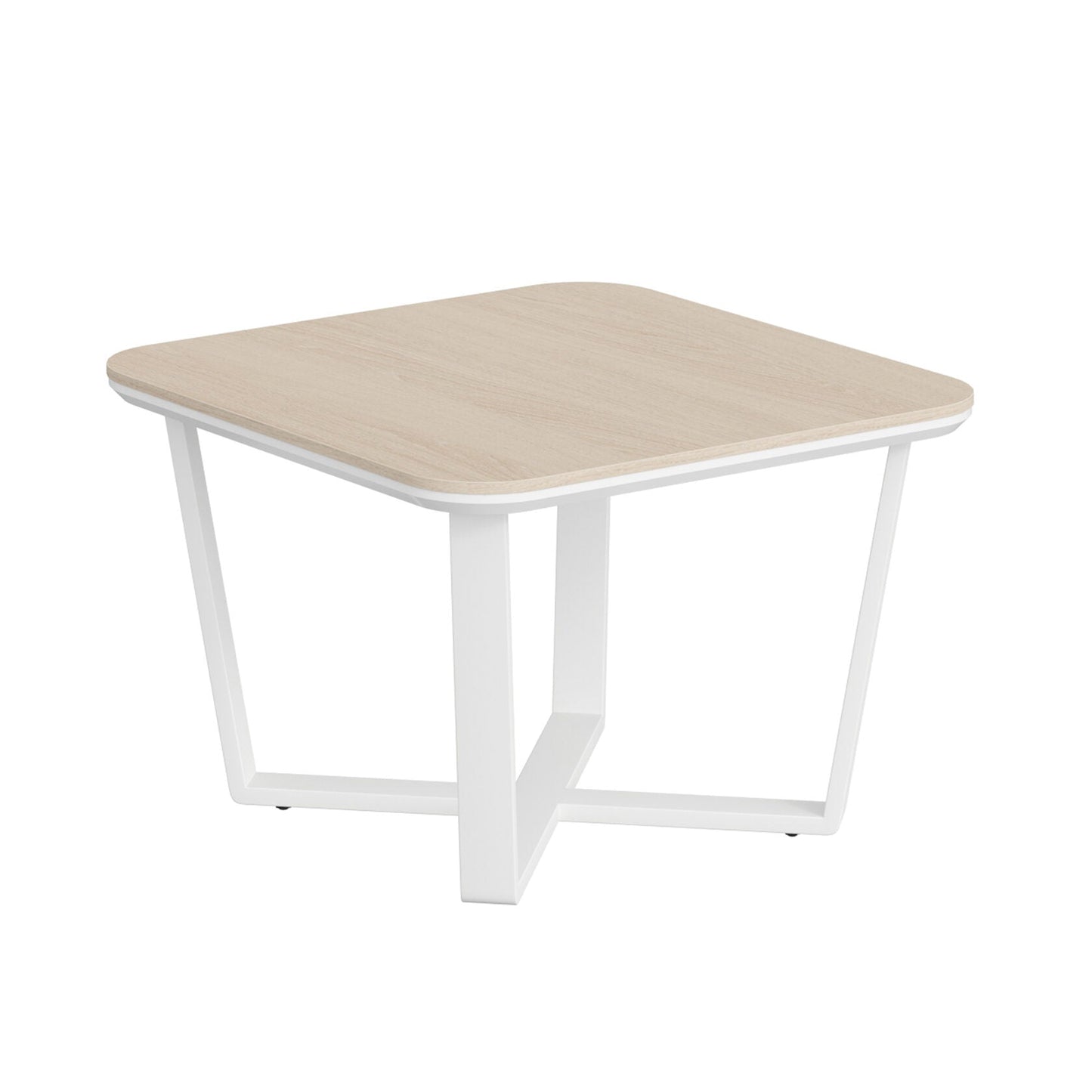 HIGH EXECUTIVE COFFEE TABLE MADE IN 12MM MDF + NATURAL OAK VENEER by Treejar | Souqify
