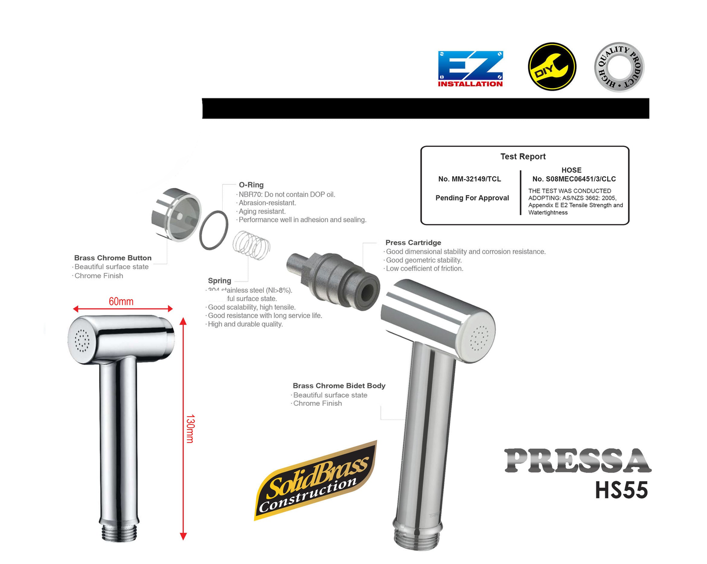 HS55BOT - Pressa Series - Bidet Only by TUSCANI | Souqify