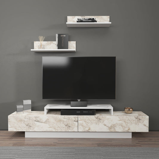 Lusi TV Unit-Ephesus&White by DECOROTIKA | Souqify