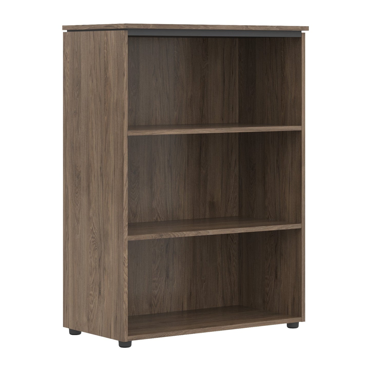 MEDIUM HEIGHT CABINET MADE IN E1 LAMINATE CHIPBOARD WITH OPEN SHELVES MFC COLOR : KARYA PALMYRA & ANTHRACITE SIZE : 400х423х1188MMH 429x423x1188 Karia Palmyra by Treejar | Souqify