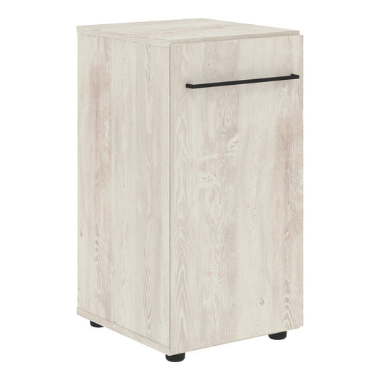 MEDIUM HEIGHT CABINET, MADE IN E1 LAMINATE CHIPBOARD, WITH WOODEN SWING DOOR by Treejar | Souqify