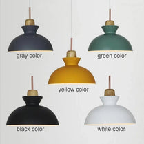 Modern Chandeliers Nordic Minimalist Restaurant 3 Heads Creative Personality Colorful Lampshade Bar Milk Tea Shop Hanged Lights by Zhongsan | Souqify
