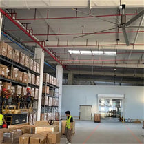 Mpfans Brand New Gym Big 28Ft Large Industrial Ceiling Fan 6 Pcs Blades 24Ft Hvls Fans by MPFANS | Souqify